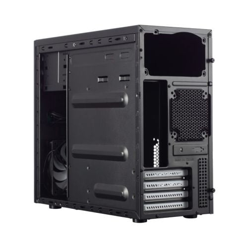 Fractal Design Core 1100 Case, Micro ATX, Brushed Aluminium-look, 350mm GPU Support, No Fans, USB 3.0 *OEM - Brown Box*