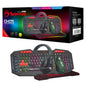 Marvo Scorpion CM375 4-in-1 Gaming Bundle, Wired Keyboard, Mouse, Headset and Mouse Pad, 7 Colour LED, Multimedia, Anti-ghosting Keys, 3200 dpi Mouse, Non-slip Mouse Pad and Stereo Headset