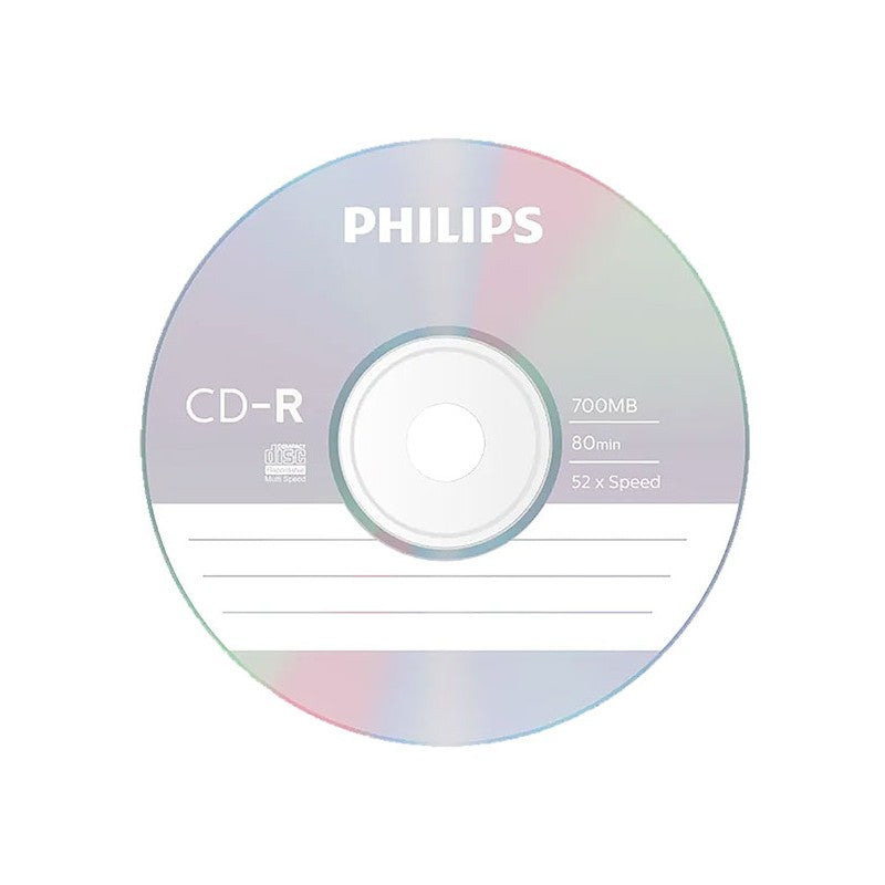 PHILIPS CD-R80 700MB 52X SPINDLE (50 PACK)